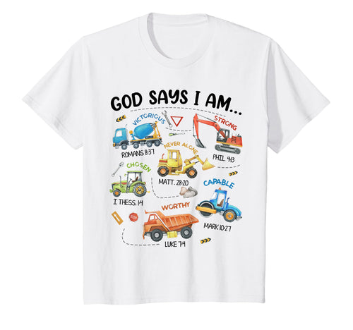 God Says I Am... Little Builder Tee