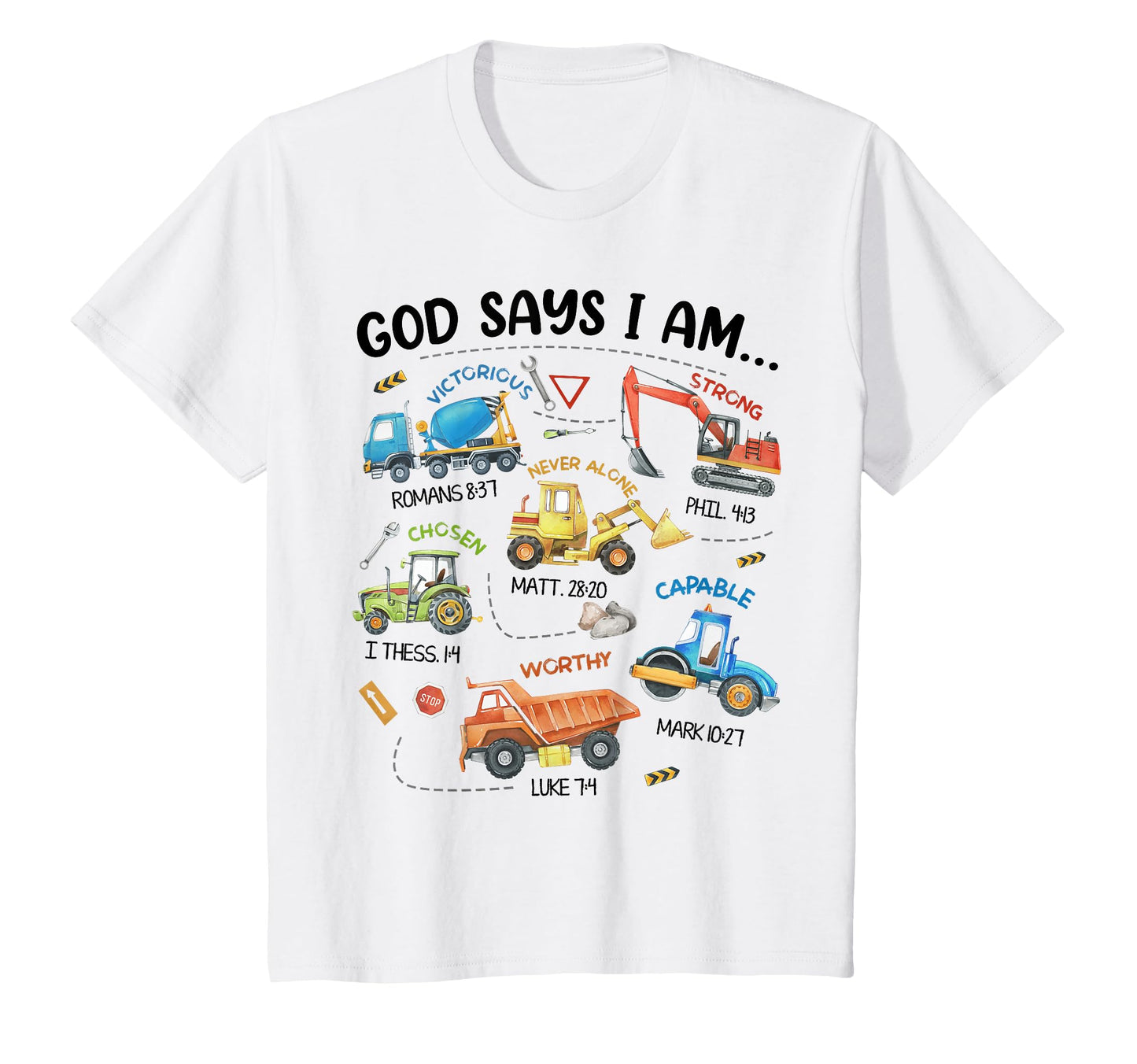 God Says I Am... Little Builder Tee