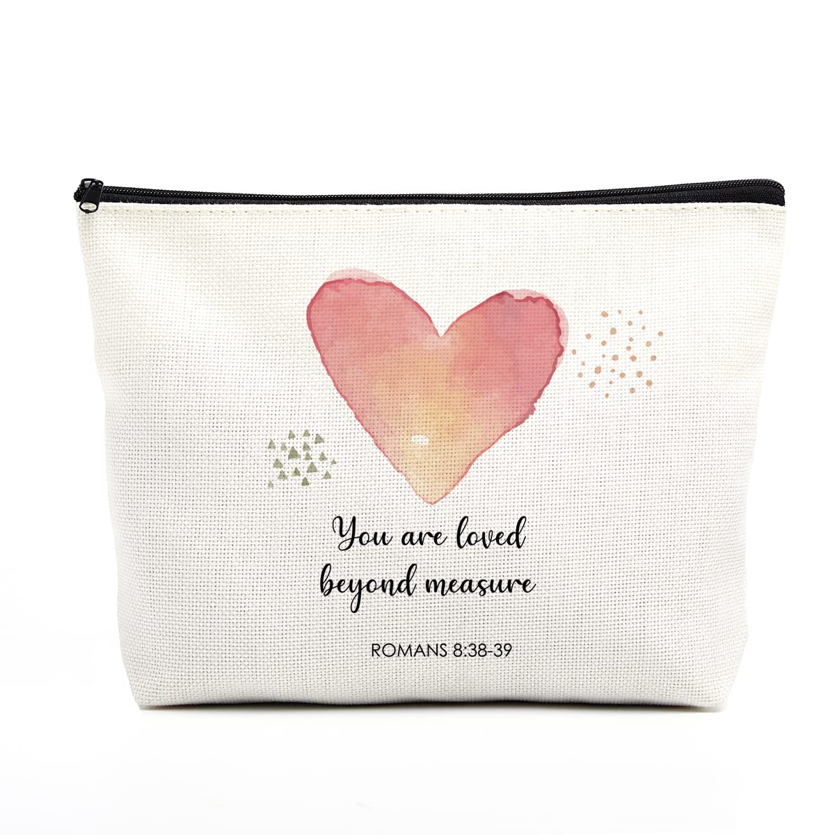 You Are Loved Beyond Measure Makeup Bag